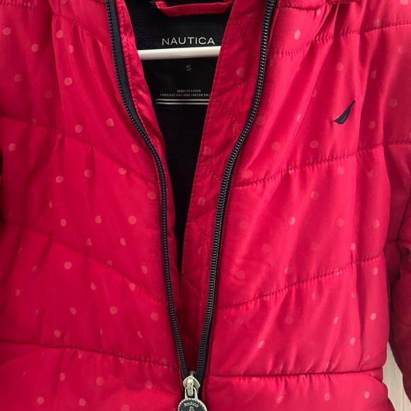 Girls Nautica Puffer Jacket Size 5 - Picture 7 of 12